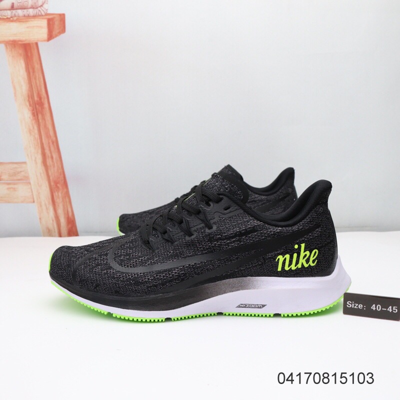 Nike Air Zoom Pegasus Black Green Shoes